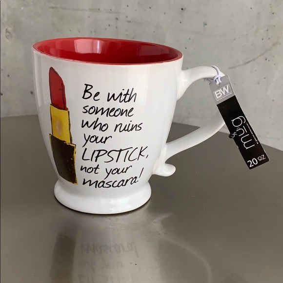 Other - 20 oz Lipstick Mug Ships Same Day Priority